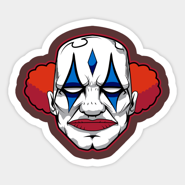 The Clown Sticker by BartShop